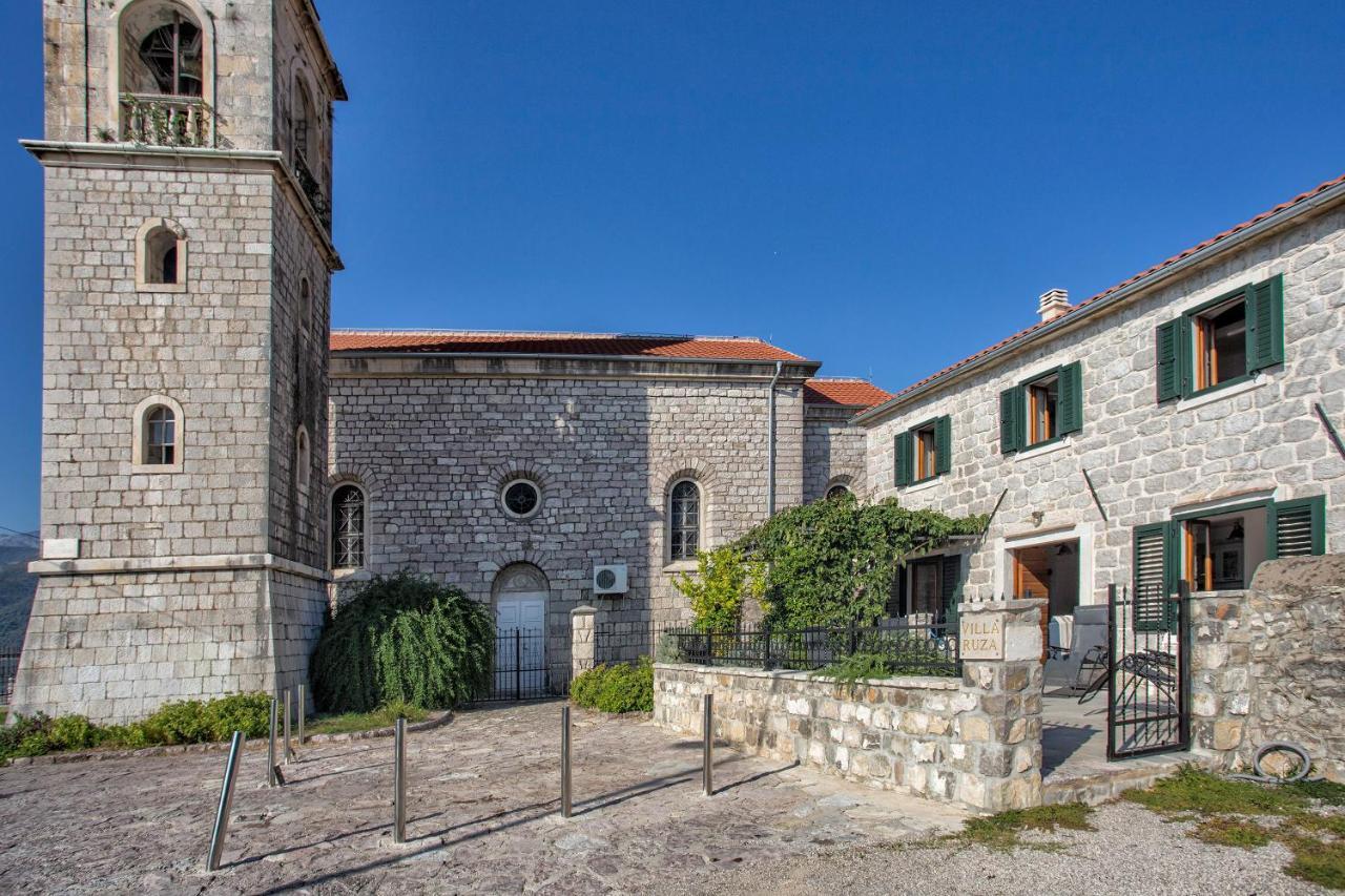 Villa Ruza, Donja Lastva Tivat Exteriér fotografie